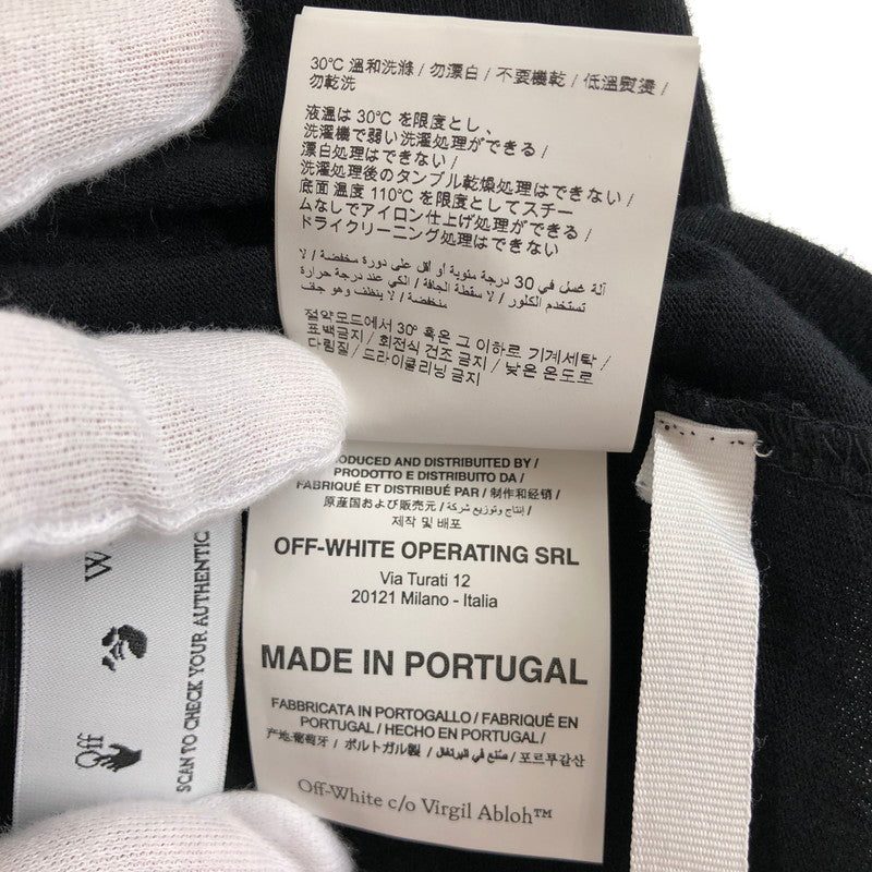 【中古品】【メンズ】 OFF-WHIITE オフホワイト OMAB001F21JER001 長袖カットソー Tシャツ 147-260510-sy-01-otoh サイズ：XL カラー：ブラック系 万代Net店