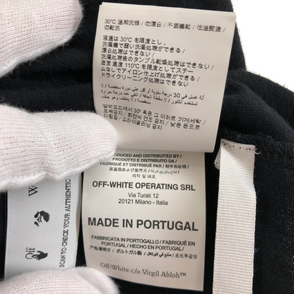 【中古品】【メンズ】 OFF-WHIITE オフホワイト OMAB001F21JER001 長袖カットソー Tシャツ 147-260510-sy-01-otoh サイズ：XL カラー：ブラック系 万代Net店