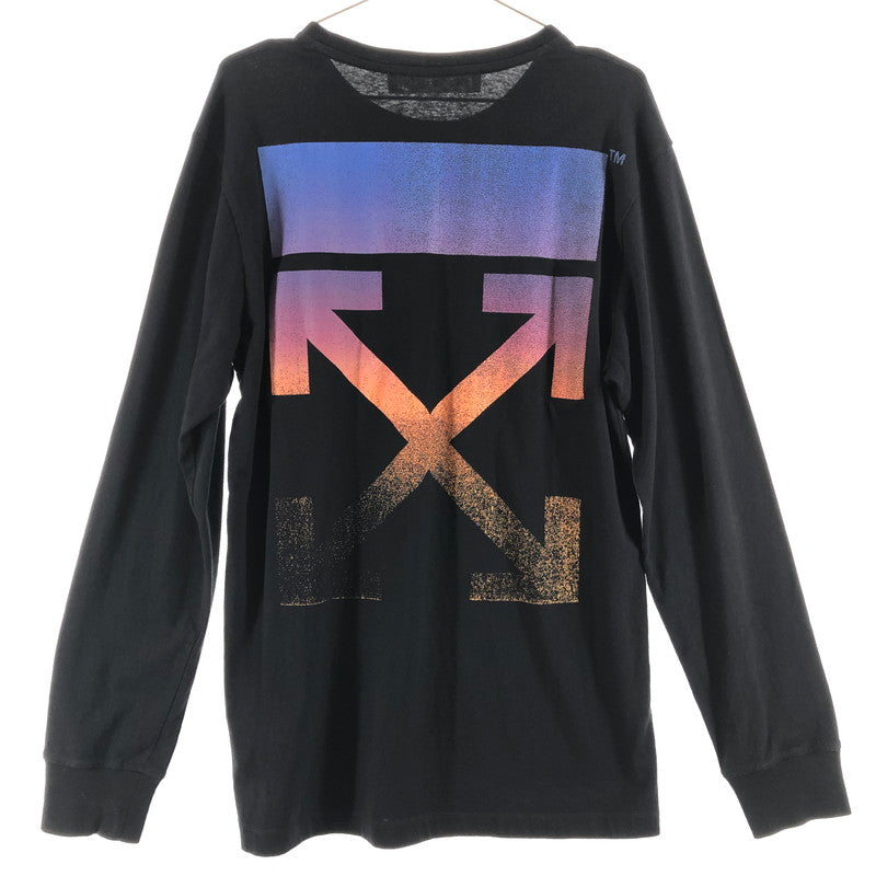 【中古品】【メンズ】 OFF-WHIITE オフホワイト OMAB001F21JER001 長袖カットソー Tシャツ 147-260510-sy-01-otoh サイズ：XL カラー：ブラック系 万代Net店