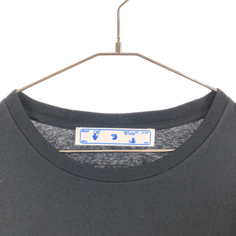 【中古品】【メンズ】 OFF-WHIITE オフホワイト OMAB001F21JER001 長袖カットソー Tシャツ 147-260510-sy-01-otoh サイズ：XL カラー：ブラック系 万代Net店