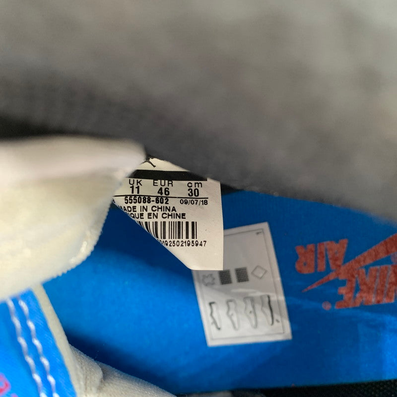 【中古美品】【メンズ】 NIKE ナイキ SPIDERMAN スパイダーマン 555088-602 AIR JORDAN エアジョーダン 1 ORIGIN STORY GYM RED WHITE PHOTO BLUE BLACK スニーカー 靴 160-260404-ts-05-otoh 万代Net店