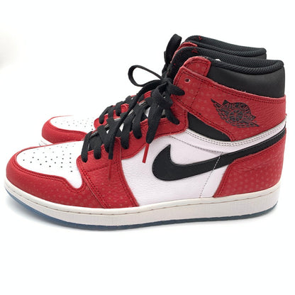 【中古美品】【メンズ】 NIKE ナイキ SPIDERMAN スパイダーマン 555088-602 AIR JORDAN エアジョーダン 1 ORIGIN STORY GYM RED WHITE PHOTO BLUE BLACK スニーカー 靴 160-260404-ts-05-otoh 万代Net店