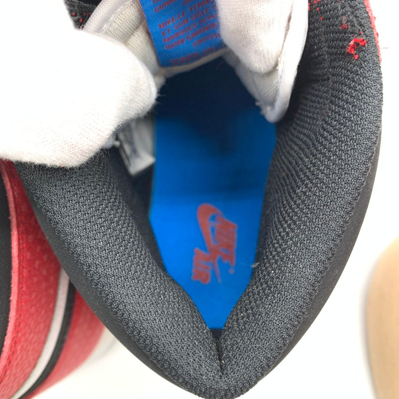 【中古美品】【メンズ】 NIKE ナイキ SPIDERMAN スパイダーマン 555088-602 AIR JORDAN エアジョーダン 1 ORIGIN STORY GYM RED WHITE PHOTO BLUE BLACK スニーカー 靴 160-260404-ts-05-otoh 万代Net店