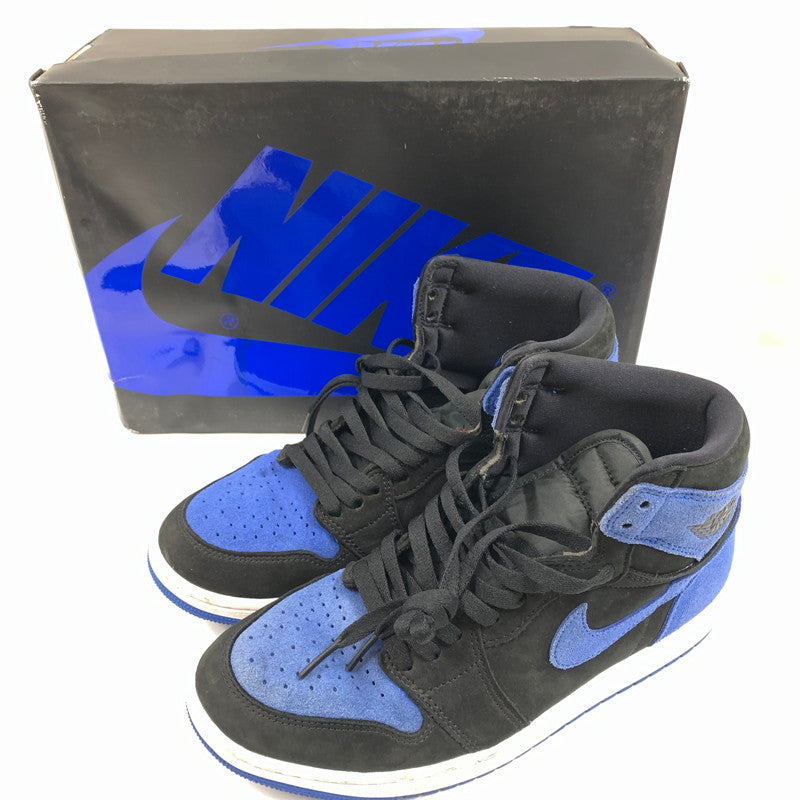【中古品】【メンズ】 NIKE ナイキ DZ5485-042 AIR JORDAN 1 RETRO HIGH OG "ROYAL REIMAGINED" スニーカー 靴 160-260602-st-07-otoh カラー：ブラック/ロイヤルブルー/ホワイト 万代Net店