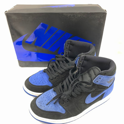 【中古品】【メンズ】 NIKE ナイキ DZ5485-042 AIR JORDAN 1 RETRO HIGH OG "ROYAL REIMAGINED" スニーカー 靴 160-260602-st-07-otoh カラー：ブラック/ロイヤルブルー/ホワイト 万代Net店