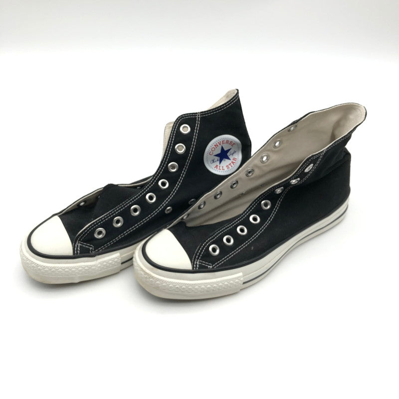 【中古品】【メンズ】 CONVERSE ALL STAR MADE　IN　JAPAN コンバース キャンバス オールスター ハイカット スニーカー 靴 162-260707-sm-02-otoh カラー：ブラック 万代Net店