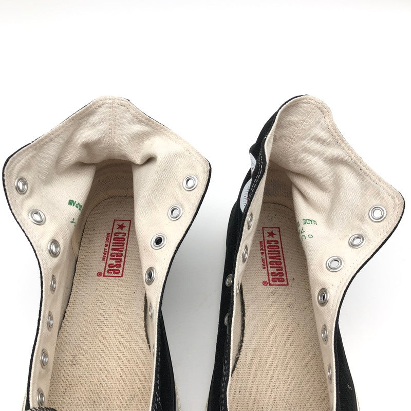 【中古品】【メンズ】 CONVERSE ALL STAR MADE　IN　JAPAN コンバース キャンバス オールスター ハイカット スニーカー 靴 162-260707-sm-02-otoh カラー：ブラック 万代Net店
