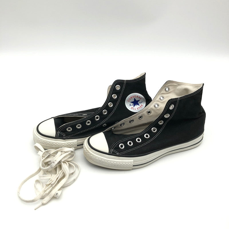 【中古品】【メンズ】 CONVERSE ALL STAR MADE　IN　JAPAN コンバース キャンバス オールスター ハイカット スニーカー 靴 162-260707-sm-02-otoh カラー：ブラック 万代Net店