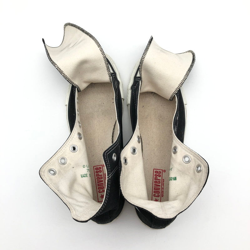 【中古品】【メンズ】 CONVERSE ALL STAR MADE　IN　JAPAN コンバース キャンバス オールスター ハイカット スニーカー 靴 162-260707-sm-02-otoh カラー：ブラック 万代Net店