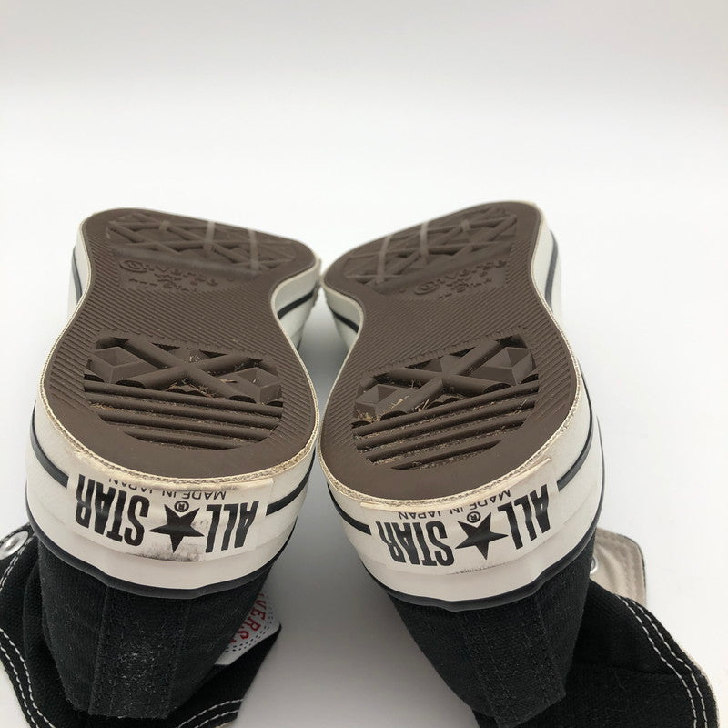 【中古品】【メンズ】 CONVERSE ALL STAR MADE　IN　JAPAN コンバース キャンバス オールスター ハイカット スニーカー 靴 162-260707-sm-02-otoh カラー：ブラック 万代Net店