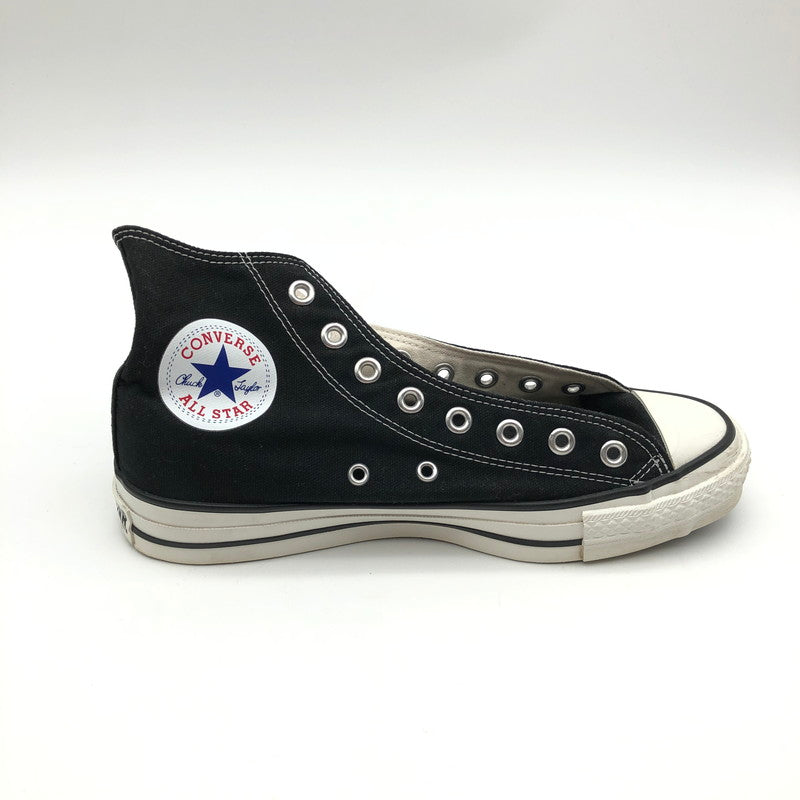 【中古品】【メンズ】 CONVERSE ALL STAR MADE　IN　JAPAN コンバース キャンバス オールスター ハイカット スニーカー 靴 162-260707-sm-02-otoh カラー：ブラック 万代Net店