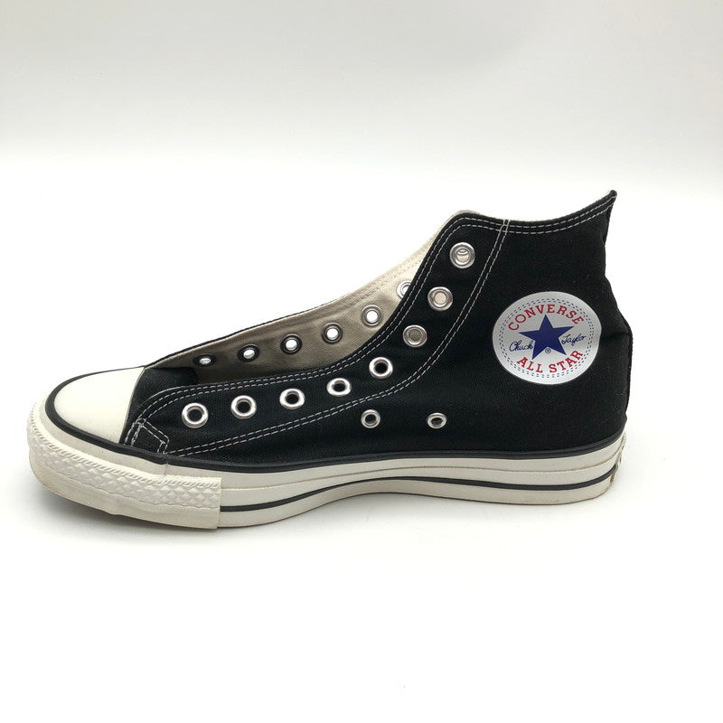 【中古品】【メンズ】 CONVERSE ALL STAR MADE　IN　JAPAN コンバース キャンバス オールスター ハイカット スニーカー 靴 162-260707-sm-02-otoh カラー：ブラック 万代Net店