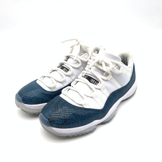 【中古美品】【メンズ】 NIKE ナイキ CD6846 102 AIR JORDAN 11 RETRO LOWLE WHITE BLACK-NAVYBLANC MARINE NOIR スニーカー 靴 160-260514-st-01-otoh カラー：ホワイト/ブラック/ネイビー 万代Net店
