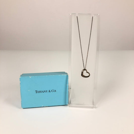 【中古品】【レディース】 TIFFANY＆CO. ティファニー エルサ・ペレッティ オープンハート ネックレス アクセサリー 192-260629-sm-05-otoh カラー：スターリングシルバー 万代Net店