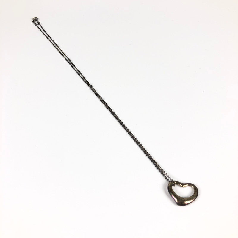 【中古品】【レディース】 TIFFANY＆CO. ティファニー エルサ・ペレッティ オープンハート ネックレス アクセサリー 192-260629-sm-05-otoh カラー：スターリングシルバー 万代Net店