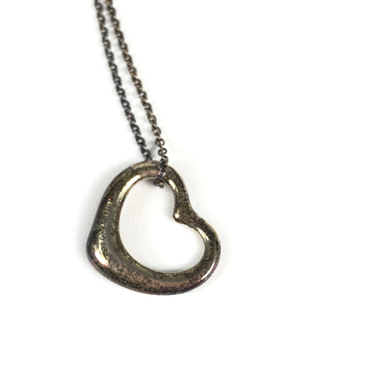【中古品】【レディース】 TIFFANY＆CO. ティファニー エルサ・ペレッティ オープンハート ネックレス アクセサリー 192-260629-sm-05-otoh カラー：スターリングシルバー 万代Net店