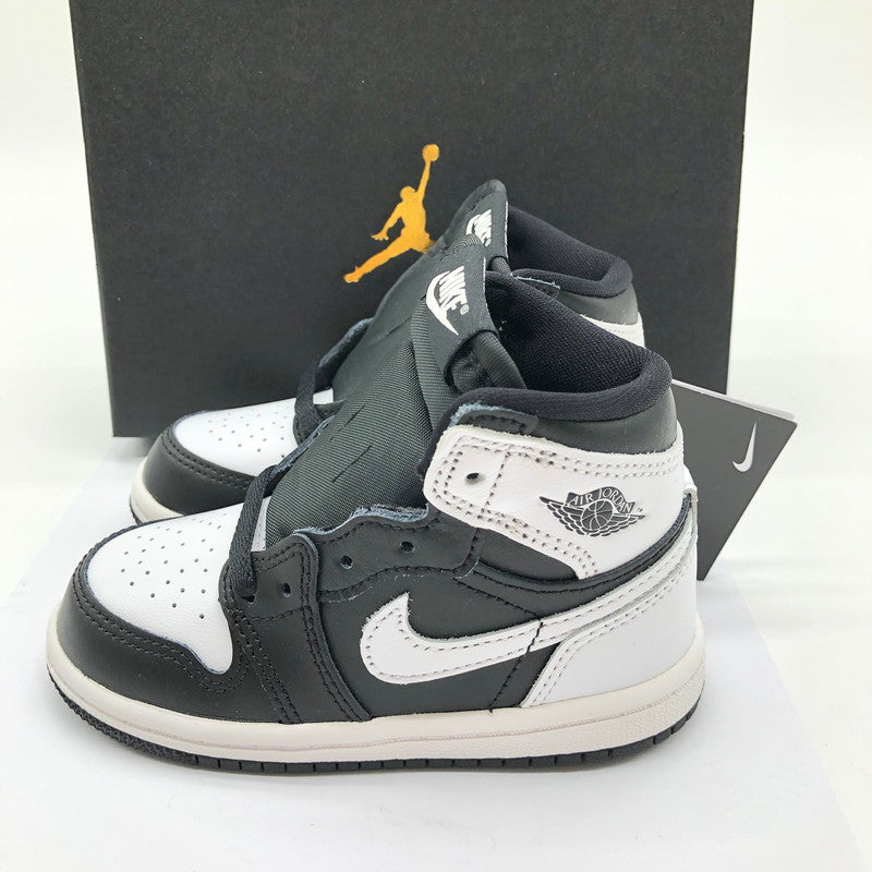 【中古美品】【キッズ】 NIKE JORDAN 1 RETRO HIGH OG (TD) black/white-wht fd1413-010 160-260321-ts-04-otoh サイズ：13cm カラー：ブラック/ホワイト 万代Net店