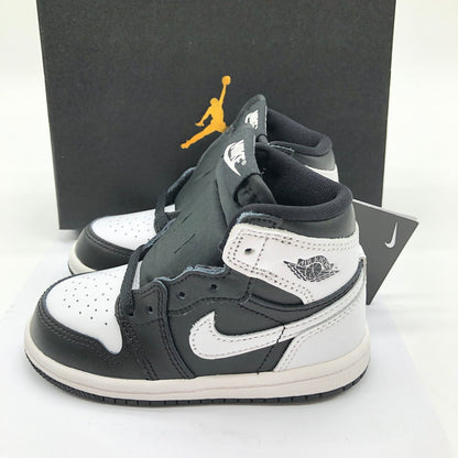 【中古美品】【キッズ】 NIKE JORDAN 1 RETRO HIGH OG (TD) black/white-wht fd1413-010 160-260321-ts-04-otoh サイズ：13cm カラー：ブラック/ホワイト 万代Net店