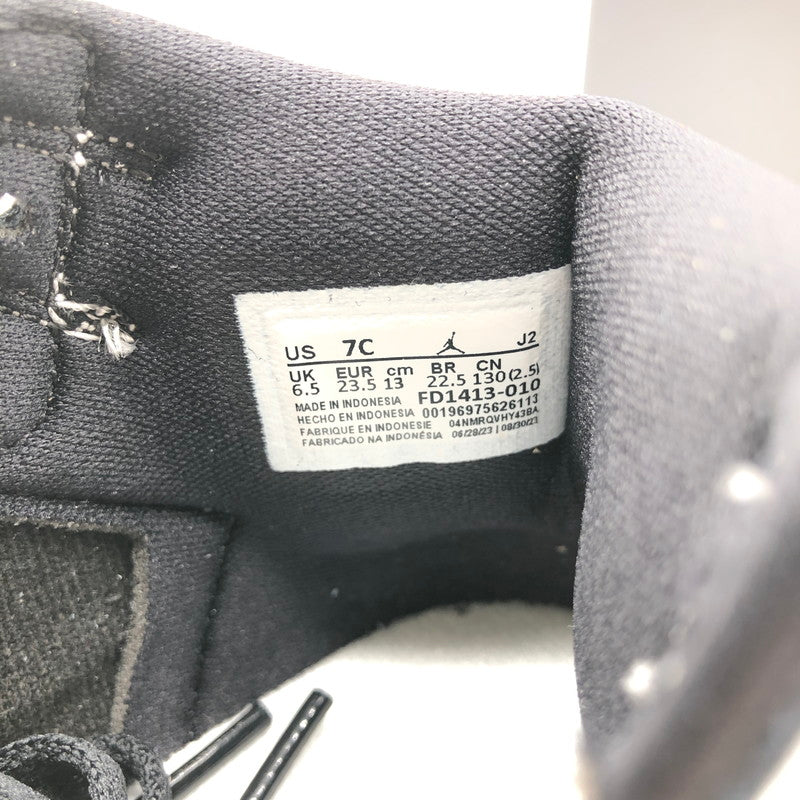【中古美品】【キッズ】 NIKE JORDAN 1 RETRO HIGH OG (TD) black/white-wht fd1413-010 160-260321-ts-04-otoh サイズ：13cm カラー：ブラック/ホワイト 万代Net店