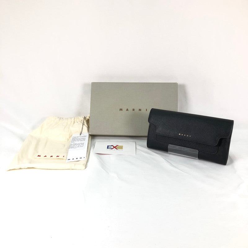 【中古品】【レディース】 MARNI マルニ 長財布 財布 181-260625-sm-02-otoh カラー：ブラック 万代Net店