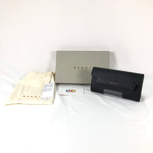 【中古品】【レディース】 MARNI マルニ 長財布 財布 181-260625-sm-02-otoh カラー：ブラック 万代Net店