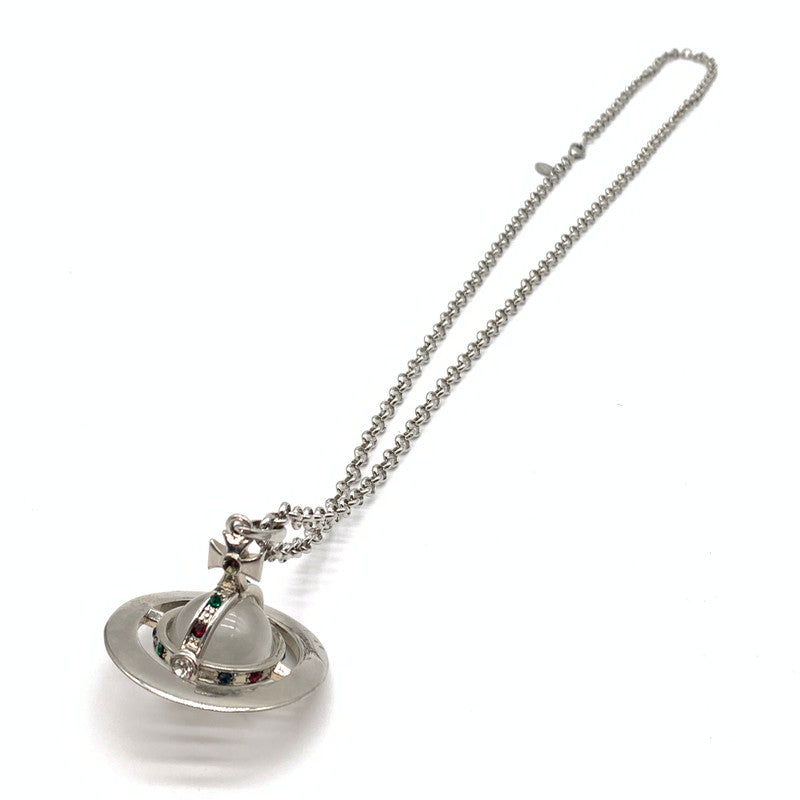 【中古品】【メンズ/レディース】 Vivienne Westwood ヴィヴィアンウエストウッド Orb Necklace オーブ ネックレス ペンダント 182-260311-nm-02-otoh カラー：シルバー 万代Net店
