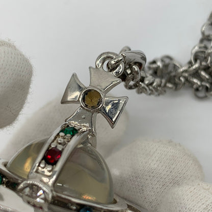 【中古品】【メンズ/レディース】 Vivienne Westwood ヴィヴィアンウエストウッド Orb Necklace オーブ ネックレス ペンダント 182-260311-nm-02-otoh カラー：シルバー 万代Net店