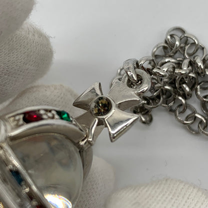 【中古品】【メンズ/レディース】 Vivienne Westwood ヴィヴィアンウエストウッド Orb Necklace オーブ ネックレス ペンダント 182-260311-nm-02-otoh カラー：シルバー 万代Net店
