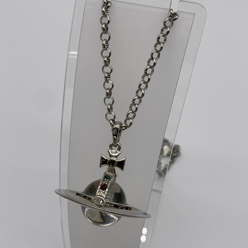【中古品】【メンズ/レディース】 Vivienne Westwood ヴィヴィアンウエストウッド Orb Necklace オーブ ネックレス ペンダント 182-260311-nm-02-otoh カラー：シルバー 万代Net店