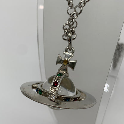 【中古品】【メンズ/レディース】 Vivienne Westwood ヴィヴィアンウエストウッド Orb Necklace オーブ ネックレス ペンダント 182-260311-nm-02-otoh カラー：シルバー 万代Net店