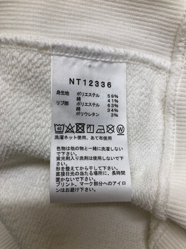 【中古品】【メンズ】 THE NORTH FACE ザ・ノースフェイス THE NORTH FACE NT12336 BACK SQUARE LOGO HOODIE ノースフェイス 144-250223-rn-19-oto サイズ：S カラー：白　ホワイト 万代Net店