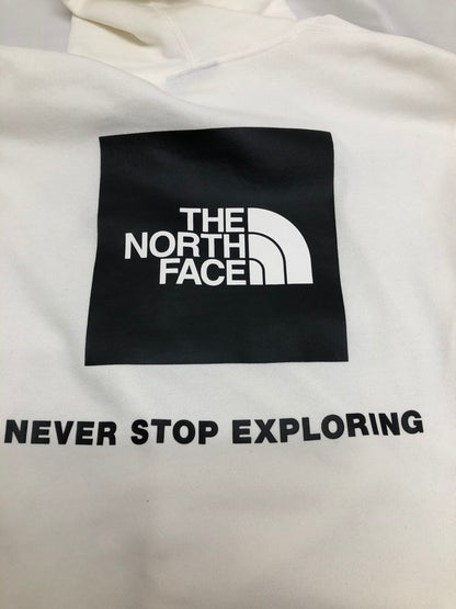 【中古品】【メンズ】 THE NORTH FACE ザ・ノースフェイス THE NORTH FACE NT12336 BACK SQUARE LOGO HOODIE ノースフェイス 144-250223-rn-19-oto サイズ：S カラー：白　ホワイト 万代Net店