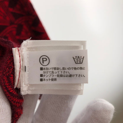 【現状渡し品】【メンズ】 KENZO ケンゾー 総柄ニット セーター クルーネックニット 147-260512-sy-03-otoh カラー：レッド系 万代Net店