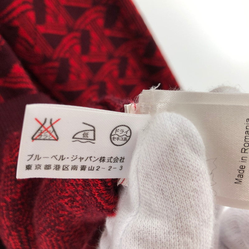 【現状渡し品】【メンズ】 KENZO ケンゾー 総柄ニット セーター クルーネックニット 147-260512-sy-03-otoh カラー：レッド系 万代Net店
