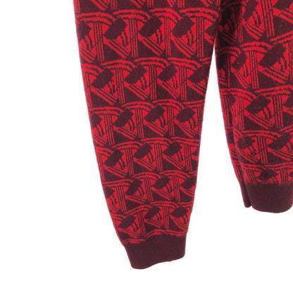 【現状渡し品】【メンズ】 KENZO ケンゾー 総柄ニット セーター クルーネックニット 147-260512-sy-03-otoh カラー：レッド系 万代Net店