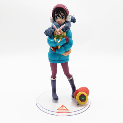 【中古品】 外箱なし ゆるキャン△ 斉藤恵那&ちくわ 1/7スケールフィギュア 053-260908-st-09-otoh 万代Net店