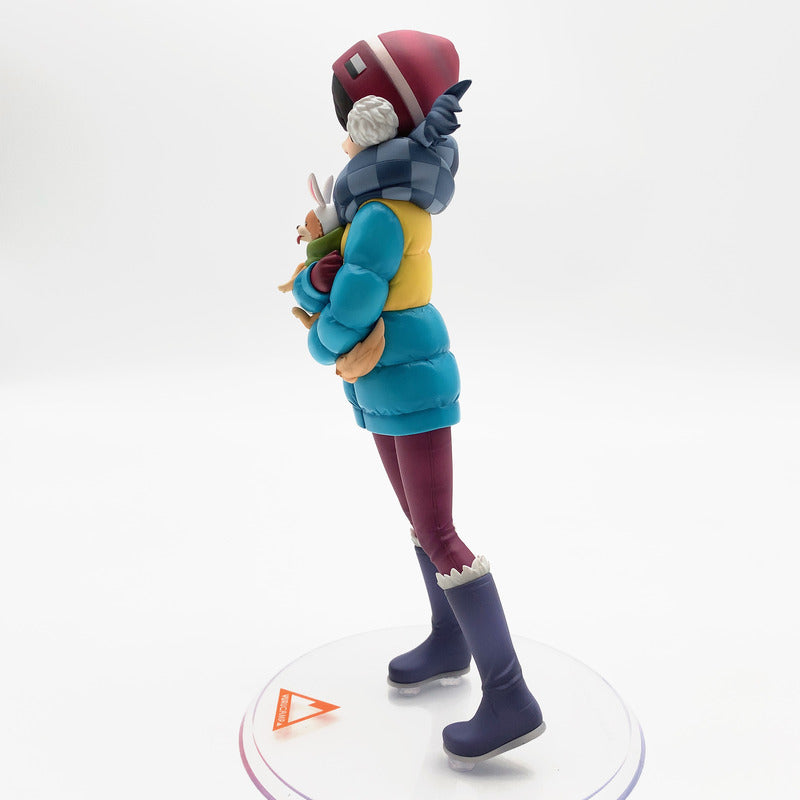 【中古品】 外箱なし ゆるキャン△ 斉藤恵那&ちくわ 1/7スケールフィギュア 053-260908-st-09-otoh 万代Net店