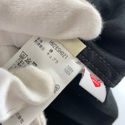 【中古美品】【メンズ】 HUMAN MADE ヒューマンメード Cotton Twill Shirt コットンツイルシャツ フラッグチェッカーバックプリント 147-260311-nm-04-otoh サイズ：L カラー：ブラック×シルバー 万代Net店