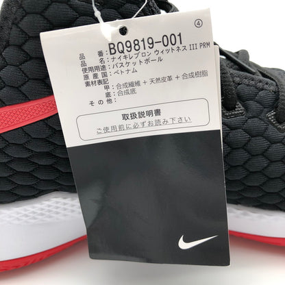 【中古美品】【メンズ】 NIKE LEBRON WINTNESS III PRM BQ9819-001 BLACK ナイキ レブロン ウィットネス 3 プレミアム ブラック スニーカー 靴 160-260602-sm-01-otoh カラー：ブラック 万代Net店