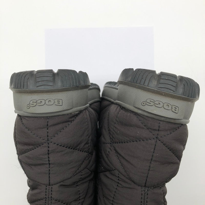 【中古美品】【レディース】 BOGS SNOWDAY MID ボグズ スノーブーツ 162-260321-ts-02-otoh サイズ：25cm カラー：ブラック 万代Net店