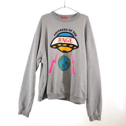 【中古品】【メンズ】 MEMBERS OF THE RAGE HERO LOGO CREWNECK メンバーズオブザレイジ スウェット 147-260324-ts-08-otoh サイズ：XL カラー：ヘザーグレー 万代Net店