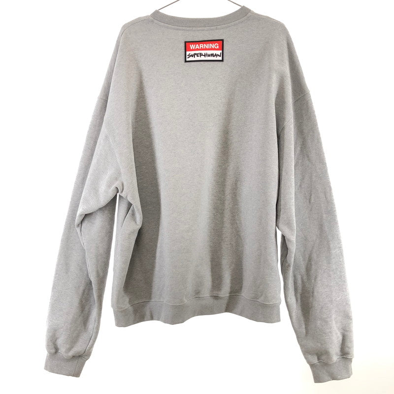 【中古品】【メンズ】 MEMBERS OF THE RAGE HERO LOGO CREWNECK メンバーズオブザレイジ スウェット 147-260324-ts-08-otoh サイズ：XL カラー：ヘザーグレー 万代Net店