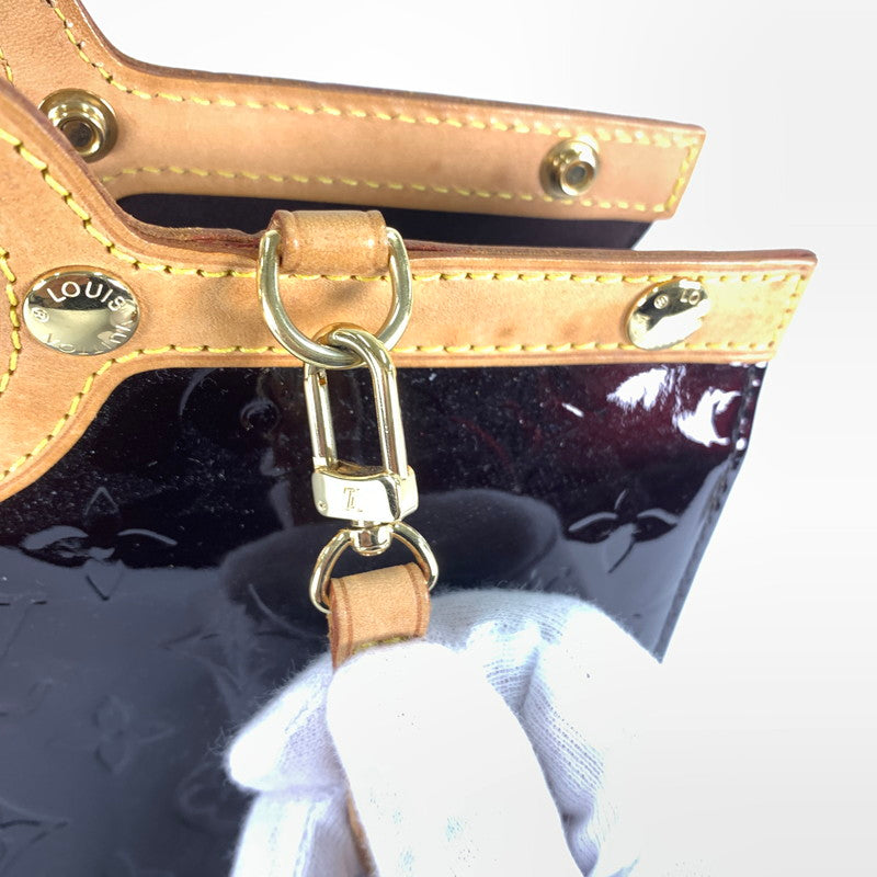【中古品】【レディース】 LOUIS VUITTON ルイヴィトン M91995 モノグラム ヴェルニ ロクスバリードライブ ハンドバッグ ショルダーバック 179-260419-sy-01-otoh カラー：ブラウン系 万代Net店