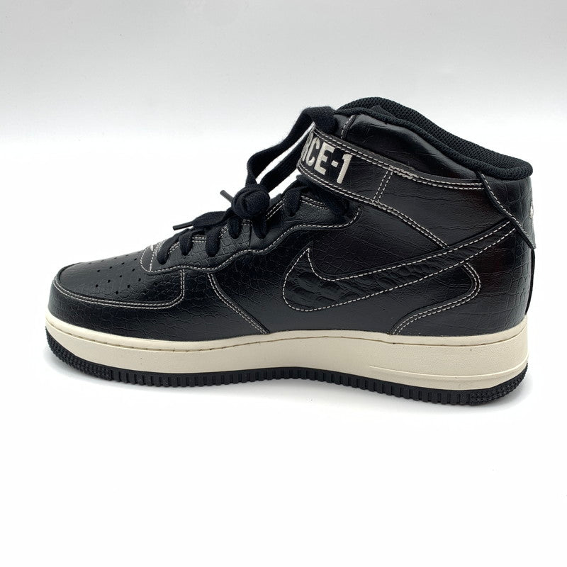 【中古美品】【メンズ】 NIKE ナイキ DV1029-010 AIR FORCE 1 MID LX ”OUR FORCE 1” スニーカー 靴 160-260601-st-07-otoh カラー：ブラック/ペールアイボリー 万代Net店