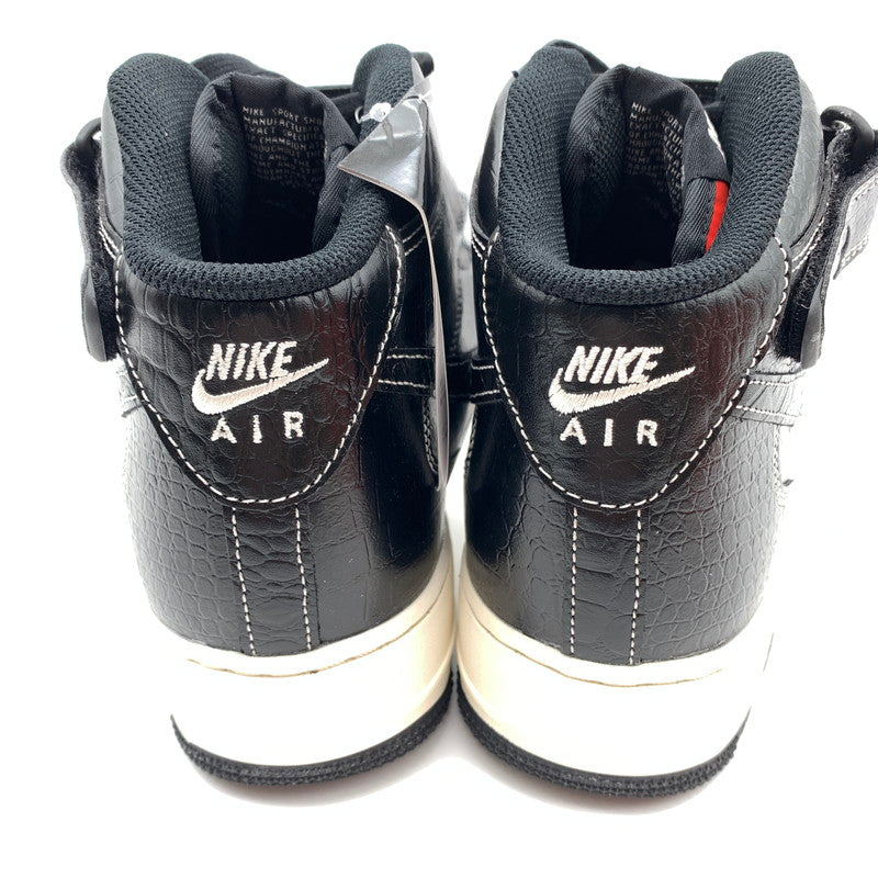 【中古美品】【メンズ】 NIKE ナイキ DV1029-010 AIR FORCE 1 MID LX ”OUR FORCE 1” スニーカー 靴 160-260601-st-07-otoh カラー：ブラック/ペールアイボリー 万代Net店