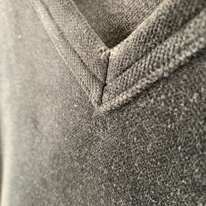 【中古品】【メンズ】 Calvin Klein カルバン・クライン Vネック ロングスリーブ カットソー 147-260506-sy-01-otoh サイズ：L カラー：ブラック系 万代Net店
