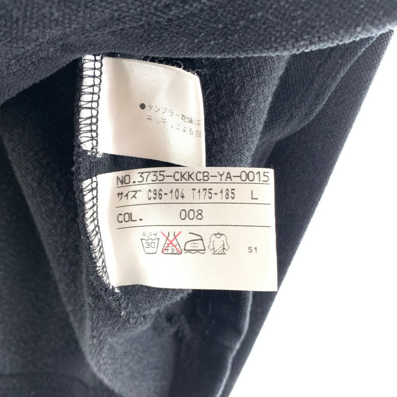 【中古品】【メンズ】 Calvin Klein カルバン・クライン Vネック ロングスリーブ カットソー 147-260506-sy-01-otoh サイズ：L カラー：ブラック系 万代Net店