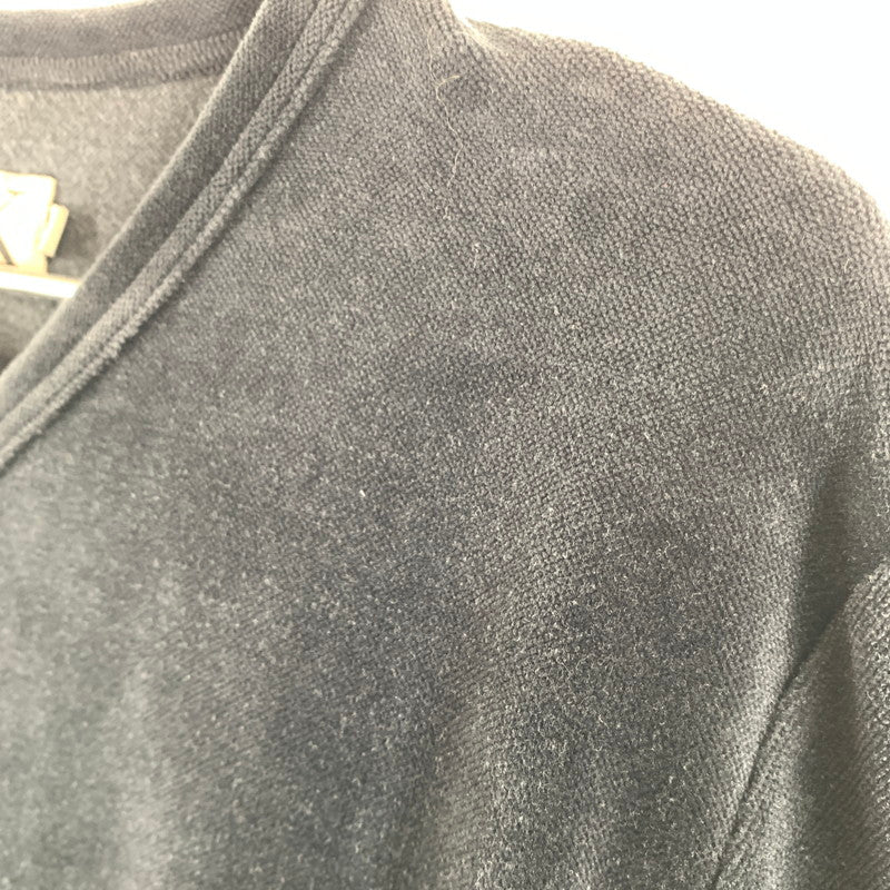 【中古品】【メンズ】 Calvin Klein カルバン・クライン Vネック ロングスリーブ カットソー 147-260506-sy-01-otoh サイズ：L カラー：ブラック系 万代Net店