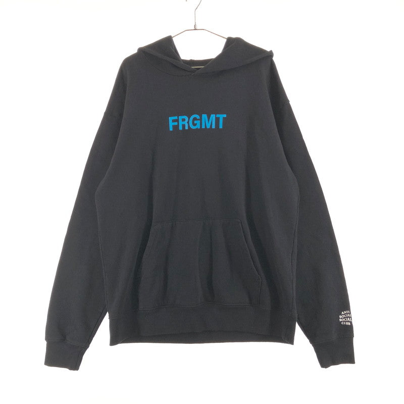 【中古品】【メンズ】 ANTI SOCIAL SOCIAL CLUB X FRAGMENT FOODIE アンチ ソーシャル ソーシャル クラブ × フラグメント デザイン 147-260715-sm-02-otoh カラー：ブラック 万代Net店