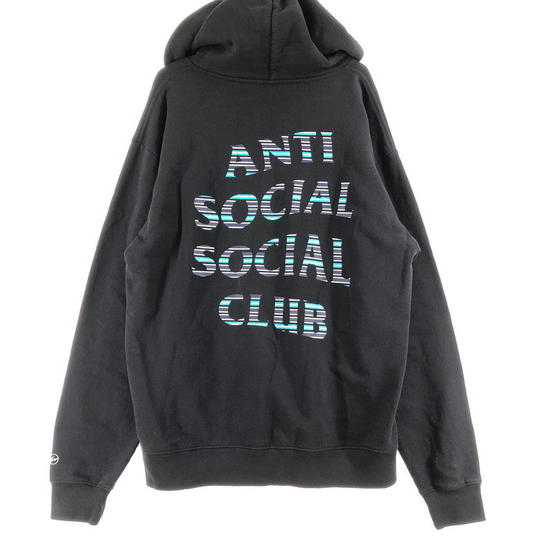 【中古品】【メンズ】 ANTI SOCIAL SOCIAL CLUB X FRAGMENT FOODIE アンチ ソーシャル ソーシャル クラブ × フラグメント デザイン 147-260715-sm-02-otoh カラー：ブラック 万代Net店
